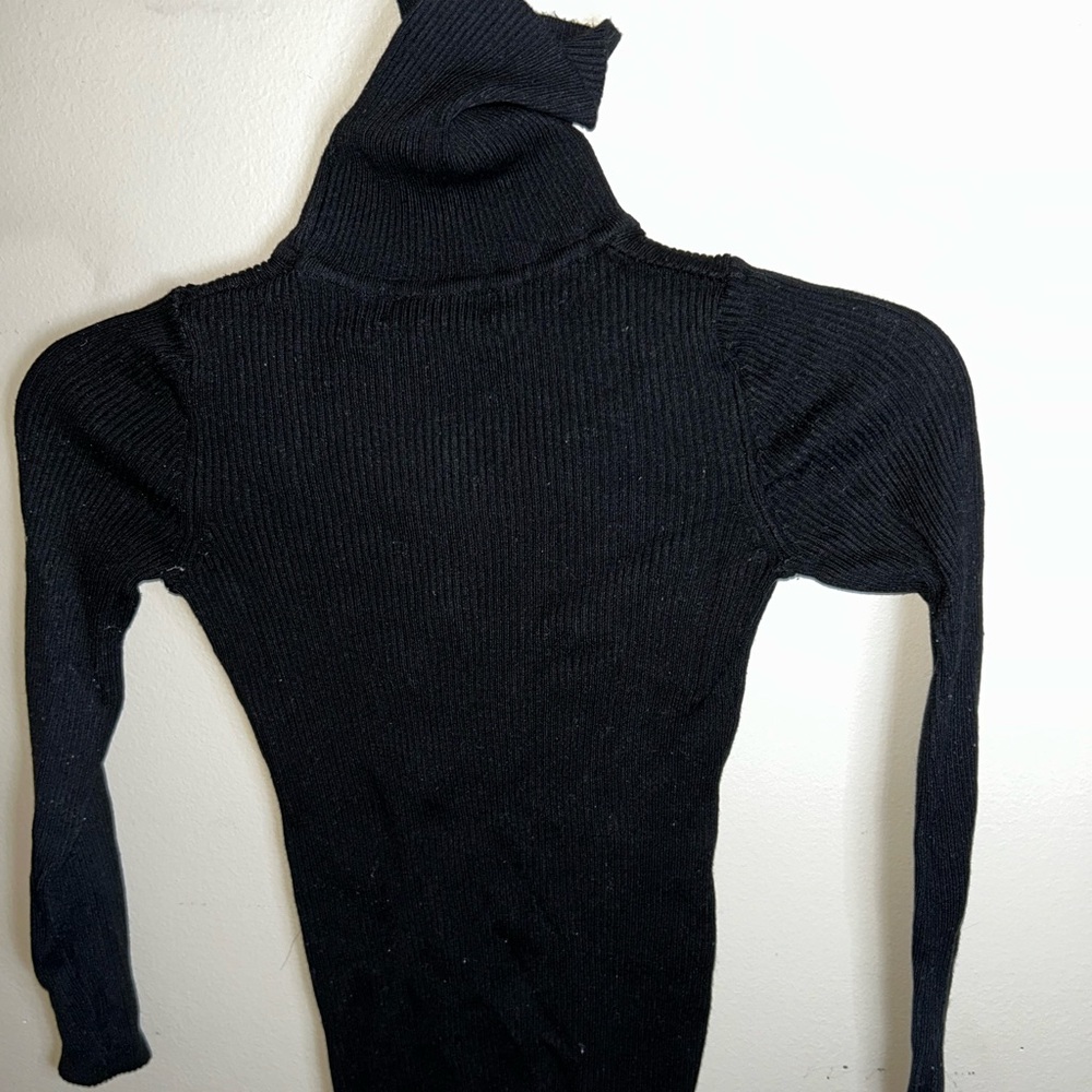 Streetwear Society Midnight Black Turtleneck Sweater